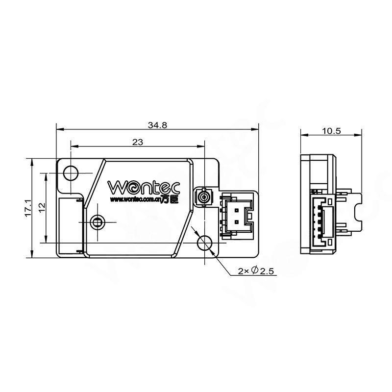 Feedback type liquid level detection sensor